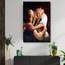 Gaagart Tekli Dikey Kanvas Diş Poliklinik Tablosu Ironik Dişçi Görseli