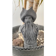 Root Made Davy Jones Figür Karayip Korsanları Uçan Hollandalı Büstü 15CM