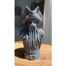 Root Made Davy Jones Figür Karayip Korsanları Uçan Hollandalı Büstü 15CM