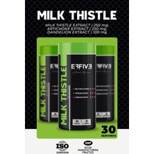 Effive Nutrition Milk Thistle Complex 60 Kapsül - Deve Dikeni,Enginar,Karahindiba Kompleks