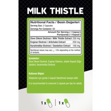 Effive Nutrition Milk Thistle Complex 60 Kapsül - Deve Dikeni,Enginar,Karahindiba Kompleks