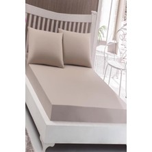 Bebesi Çift Kişilik Havlu Çarşaf Takımı Renk Açık Kahve 150X200 cm