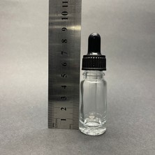 7 Adet 10 ml Şeffaf Cam Şişe Kapaklı Cam Damlalıklı Boş Çok Amaçlı Yağ Esans Şişesi 7X10ML