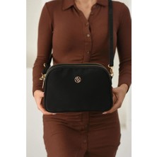 Lamia Shoes Lamia Kadın Suni Deri 3 Bölmeli Ayarlanabilir Çapraz Askılı Çapraz Ve Omuz Çanta