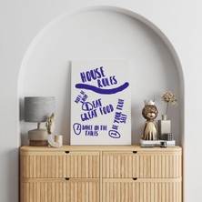 Pegziz Modern Tipografi Kanvas Tablo - Salon Oturma Odası Mutfak Ofis Için Duvar Dekoru