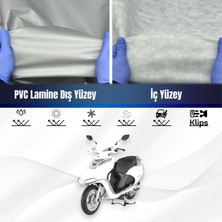 ULTRASHOP Ultra Shop Mondial Fury 100İ Su Geçirmez Motosiklet Branda 4 Mevsime Uygun Motor Brandası