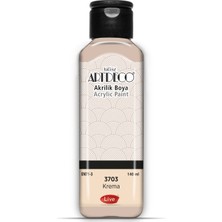 Artdeco 3703 Krema Akrilik Boya 140 ml 3703 Su Bazlı Özellikleriyle Sanatçılar İçin İdeal