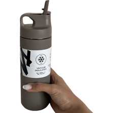 Tarantula Çift Yalıtımlı Pipetli Vizon 550ML Stainless Steel Vakumlu Termos