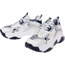 Pullman Kadın Spor Ayakkabı Sneaker SMS-65137 Beyaz Laci