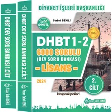 Kitap Takipçileri 2024 Lisans DHBT Dev Soru Bankası 2 Cilt - Sabri Benli