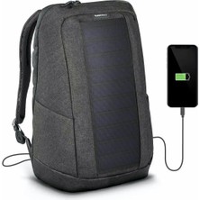 Teknoband Güneş Panelli Sırt Çantası Laptop Çantası Notebook Çantası Solar Panel Sırt Çantası