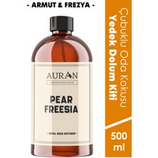 Auran Armut & Frezya Yedek Çubuklu Oda Ve Ortam Kokusu Esansı Yedek Dolum Pear Freesia 500ml