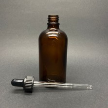 10 Adet 100 ml Amber Cam Şişe Kapaklı Cam Damlalıklı Boş Çok Amaçlı Yağ Esans Şişesi 10X100ML