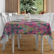 Casa Suki Pembe Bahar Çiçekli Masa Örtüsü