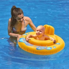 0-18 Ay Bacak Geçmeli Oturaklı Bebek Flotörü Şişme Deniz Havuz Simidi Baby Float