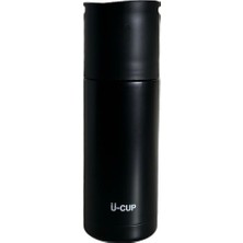 Tarantula Stainless Steel Bardaklı Kayışlı Sıyah 350 ml Günlük , Şık, Modern , Hediyelik Termos .