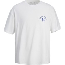 Jack & Jones Jorfruttı Tee Ss Crew Neck Tg 12256926 Beyaz