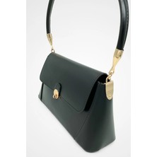 Blooms Bag Kadın, Gold Tokalı, Baget, Retro Model El ve Omuz Çantası