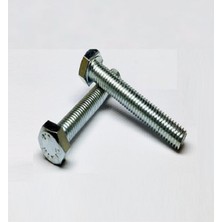 M8X65 Akc Civata 8.8 - Beyaz - 10 Adet