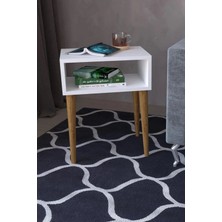 Hnc Home Kenar Sehpa, Yan Sehpa, Retro Komidin, Sehpa, Fiskos, Çok Amaçlı Sehpa