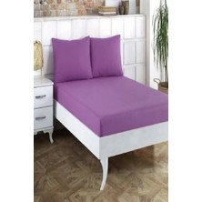 Altın Karma Çift Kişilik İnce Penye Lastikli Çarşaf 150x200 Cm 2 Adet Yastık Kılıflı