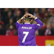 Cheecky Chic Ronaldo Realmadrid Final Cardiff Mor Futbol Forması Kısa Kol