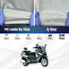 ULTRASHOP Ultra Shop Pıaggıo x Evo 250 Su Geçirmez Motosiklet Branda 4 Mevsime Uygun Motor Brandası