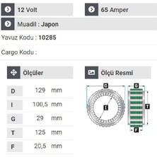 Nursan 160612 Statör 12V 65A Bmc Mega Star Pikap