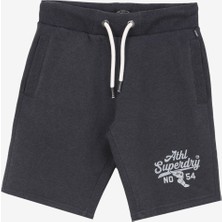 Superdry Rahat Lacivert Erkek Şort M7110437AAGT_ATHLETIC Coll Graphıc