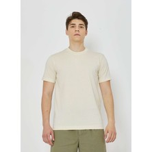 John Richmond Bisiklet Yaka Kırık Beyaz Erkek T-Shirt UMP24013TS