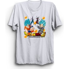 The Fame Dragonball, Super, Anime, Manga Baskılı, %100 Pamuk Tişört