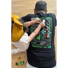 Populus Sırt Baskılı Oto Yol Araba Sürme Tişörtü