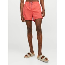 Jack & Jones 12225961 Jpstfıjı Jjswim Solid Ly Sn Yüzme Şortu Turuncu