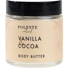 Polente Natural Vanilya & Kakao Body Butter / Yoğun Vücut Nemlendiricisi (100 ml)