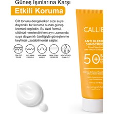 Calliel Leke Karşıtı Tüm Ciltler İçin Yüksek Korumalı 50 SPF Güneş Kremi Glutatyon Etkili 50 ML