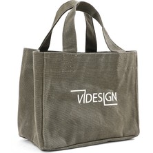 VIDESIGN Kanvas Çanta - Haki