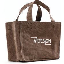 VIDESIGN Kanvas Çanta - K.Kahverengi