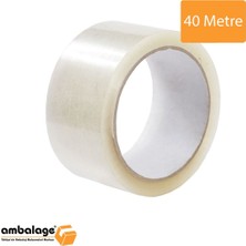 45MM x 40MT Hotmelt Şeffaf Koli Bandı Süper Kalite Koli Bantı