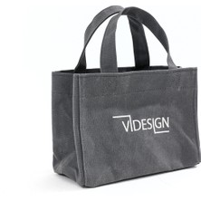 VIDESIGN Kanvas Çanta - Gri