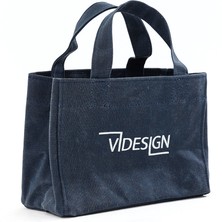 VIDESIGN Kanvas Çanta - Mavi