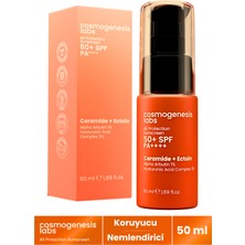 Cosmogenesis Labs Yüksek Koruma 50+ Spf Yüz ve Vücut Güneş Kremi Vegan Kore Filtre Nemlendirici Leke Karşıtı 50 ml