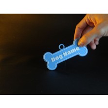 Turansoy Craft Isme Özel Köpek Isimlik Künyesi Köpek Tasması Kemik Isimlik