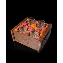 Turansoy Craft Cadılar Bayramı Tekila Küreği Cadılar Bayramı Tekila Tepsisi Cadılar Bayramı Sunum Kutusu 8cm