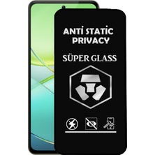 Caseart Vivo V30 Lite Tam Kaplayan Anti Statik Hayalet Süper Cam Ekran Koruyucu