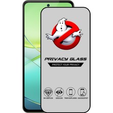 Caseart Vivo V30 Lite Tam Kaplayan Privacy Hayalet Temperli Ekran Koruycu Cam