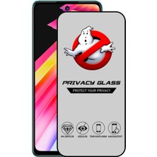 Caseart Infinix Hot 30 Tam Kaplayan Privacy Hayalet Temperli Ekran Koruycu Cam