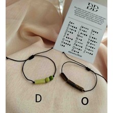 Doğaltaş Mors Alfabesi Baş Harf Bileklik