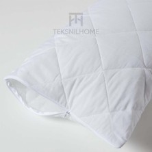 Teksnil Home | 2 Adet Kapitoneli Yastık Alezi Koruyucu | Koruyucu Yastık Kılıfı | 50 x 70 |