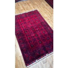 Türkmen Rug El Dokuma Afgan Bilicik Halısı