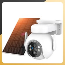 Wificam 3 mp 1080P Wifi Solar Güneş Enerjili Ptz Kamera Carecam Pro App (Sim Kartlı Değildir)